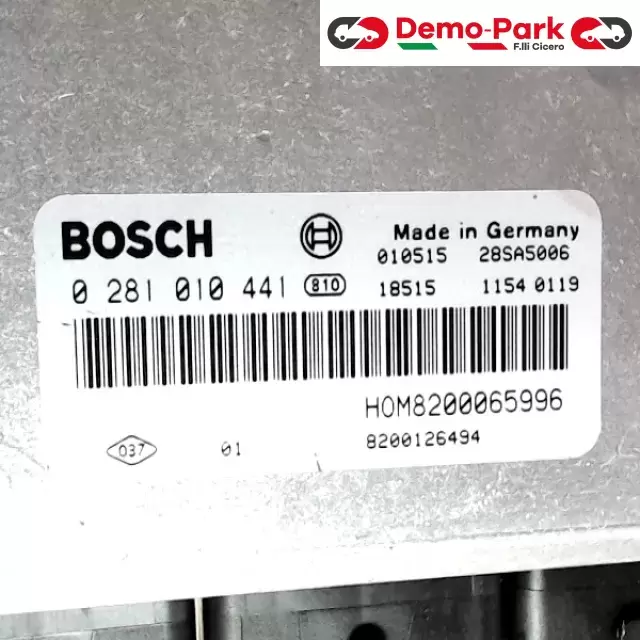 CENTRALINA MOTORE Volvo V 40 - 1.9 DCI BOSCH 0 281 010 441  HOM8200065996 1