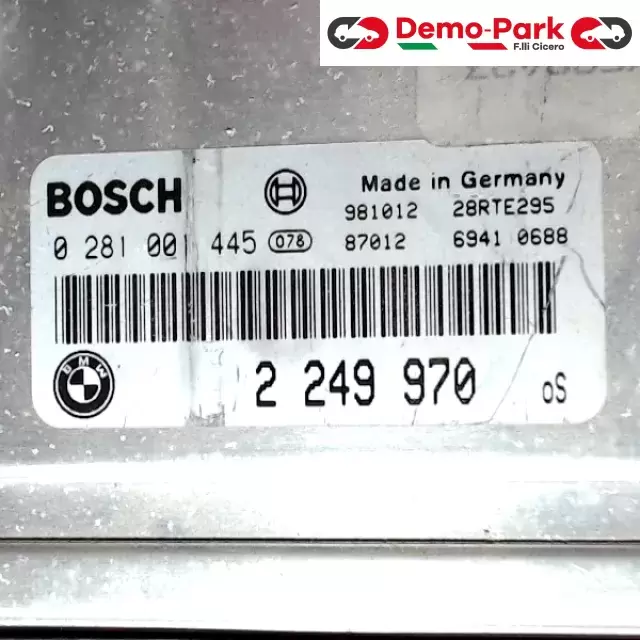 CENTRALINA MOTORE Bmw 320 D E46 BOSCH 0 281 001 445     2 249 970 1