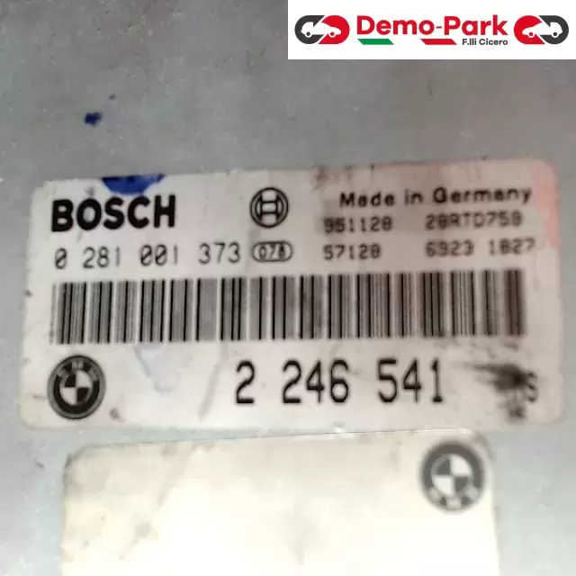 CENTRALINA MOTORE Bmw 525 TD BOSCH  0 281 001 373   2 246 541  1