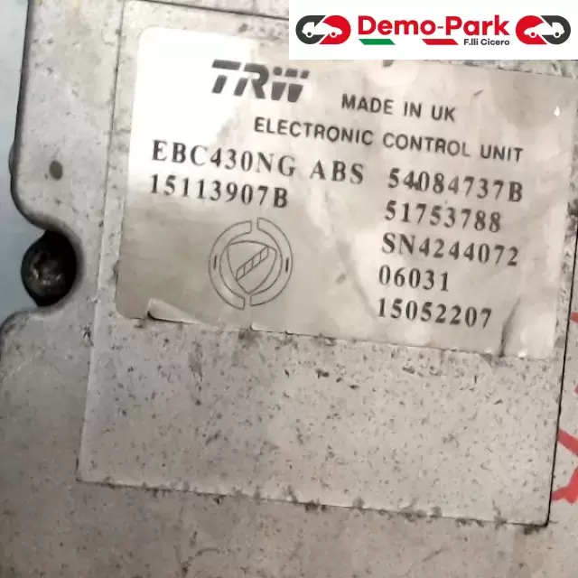 GRUPPO ABS  Fiat CROMA TRW  EBC430NG    ABS 54084737B 0