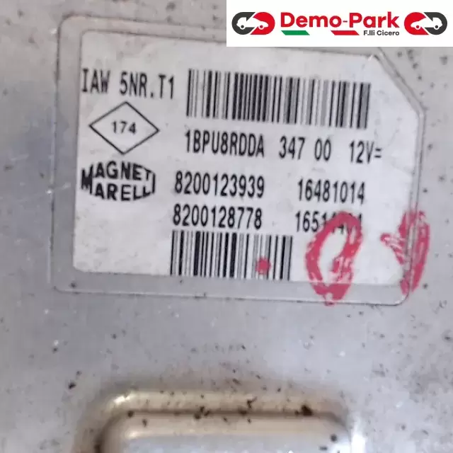 CENTRALINA MOTORE Renault TWINGO - 1.2 IAW 5NR.T1   1BPU8RDDA 347 00 1