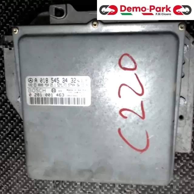 CENTRALINA MOTORE + ETS Mercedes-benz CLASSE C - 250 D BOSCH 0 281 001 463   A 018 545 34 32 1