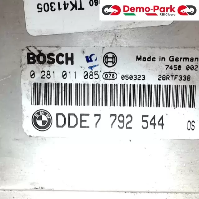 CENTRALINA MOTORE Mini ONE D BOSCH 0 281 011 085  DDE7 792 544 1