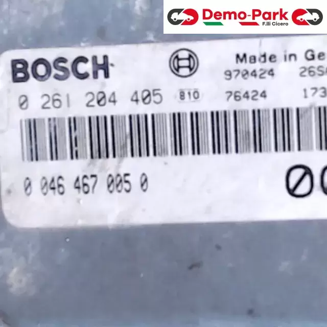 CENTRALINA MOTORE Fiat BRAVO - 1.4 BOSCH 0 261 204 405    0 046 005 0 1