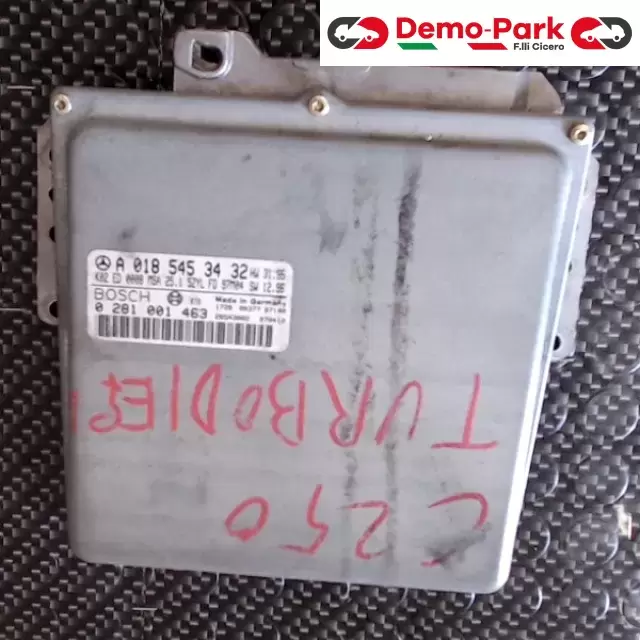 CENTRALINA MOTORE Mercedes-benz CLASSE C - 250 TD BOSCH 0 281 001 463  A 018 545 34 32 0