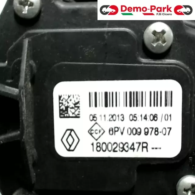 PEDALE ACCELERATORE  Renault CLIO - 1.5 DCI 6PV 009 978 - 07 1