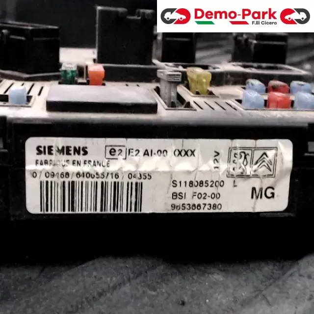 BODY COMPUTER CitroЁn C3 SIEMENS S118085200 1