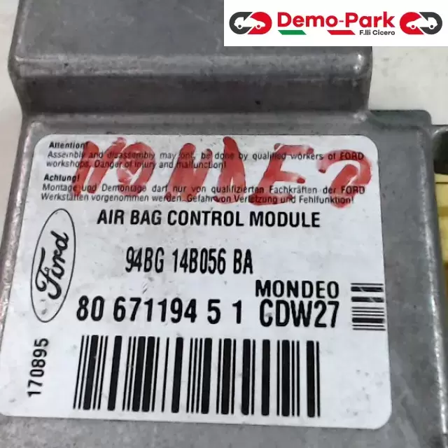 CENTRALINA AIRBAG Ford MONDEO  1