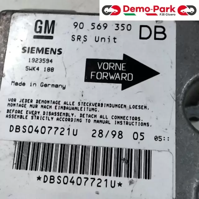 CENTRALINA AIRBAG Opel VECTRA  1