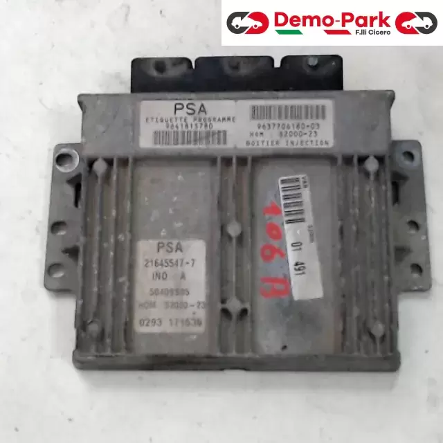CENTRALINA MOTORE Peugeot 106 - 1.4 PSA 21645547 - 7    HOM S2000-23 0