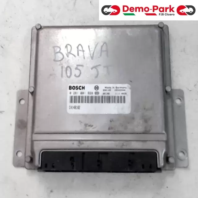 CENTRALINA MOTORE Fiat BRAVA - 1.9 JTD 105cv BOSCH 0 281 001 928   C414B182 0
