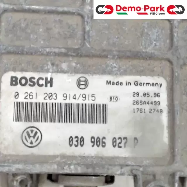 CENTRALINA MOTORE Volkswagen POLO - 1.4 BOSCH 0 261 203 914/915    030 906 027 P 1