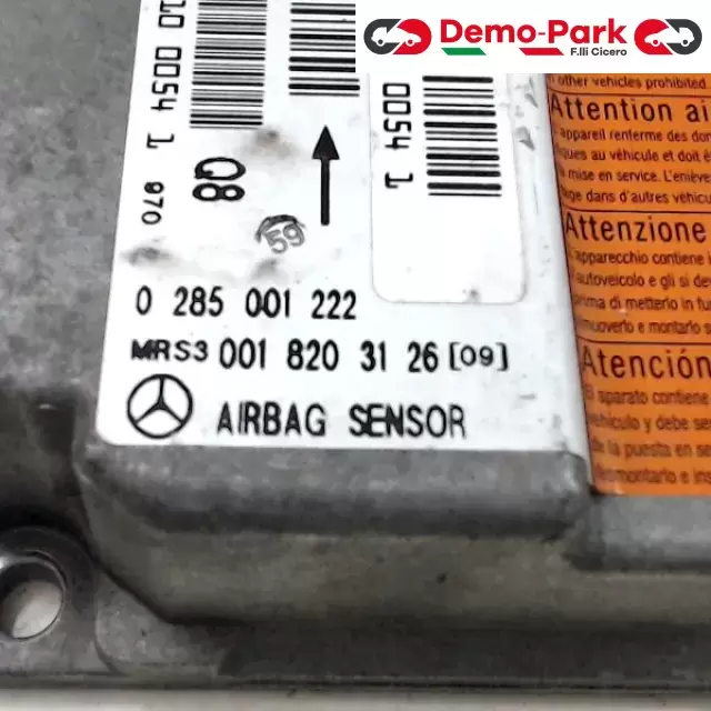 CENTRALINA AIRBAG Mercedes-benz Classe A  1
