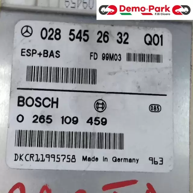 CENTRALINA ESP+BAS Mercedes-benz CLASSE E  1