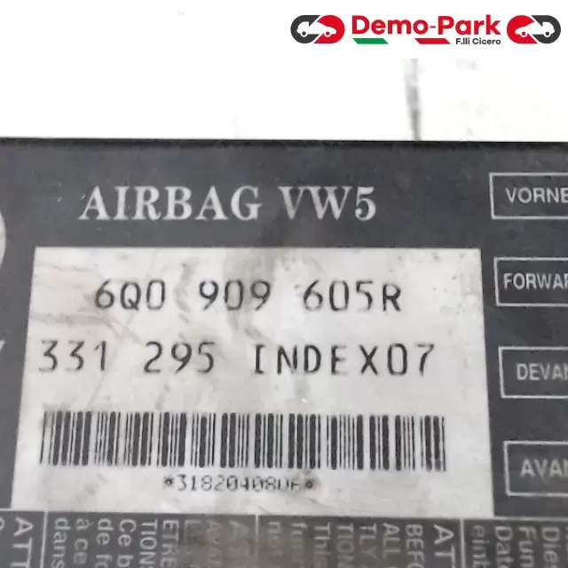 CENTRALINA AIRBAG Seat ibiza  1