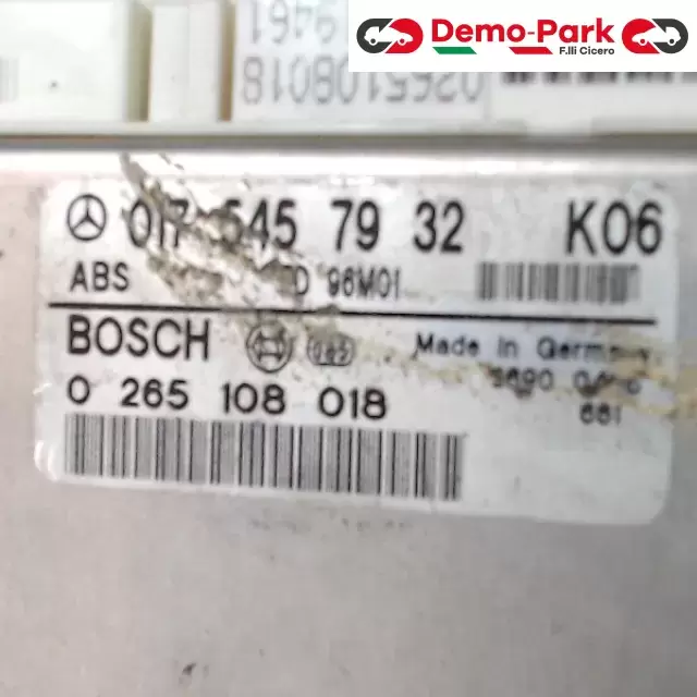 CENTRALINA ABS Mercedes-benz Classe C 0175457932 K06 BOSCH 0265108018 1
