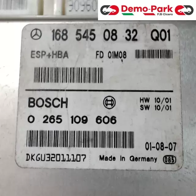 CENTRALINA ESP+HBA Mercedes-benz Classe A  1