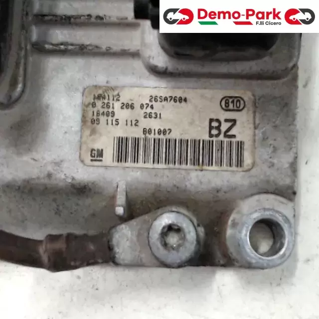 CENTRALINA MOTORE Fiat PUNTO 188 -  1.2 BOSCH 0 261 206 074     26SA7604 1