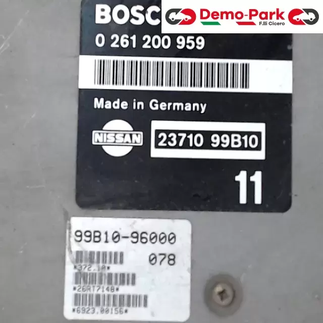CENTRALINA MOTORE Nissan MICRA K11 - 1.3 BOSCH 0 261 200 959    23710 99B10 1