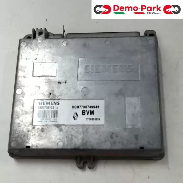 CENTRALINA MOTORE Renault 19 - 1.4 SIEMENS S101718102C     HOM7700749946 0