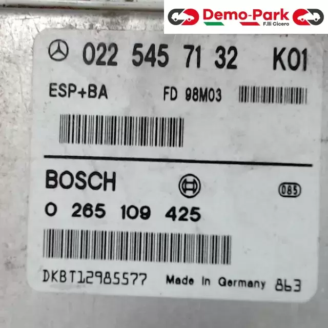 CENTRALINA ESP+BA Mercedes-benz Classe B  1