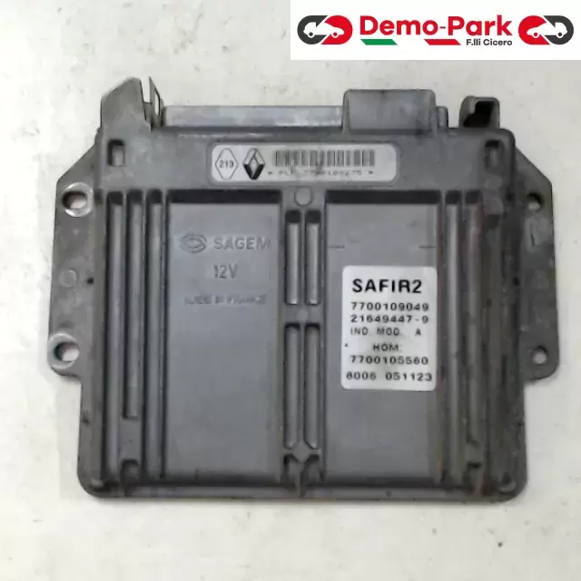 CENTRALINA MOTORE Renault TWINGO - 1.2 SAGEM  7700109049 0