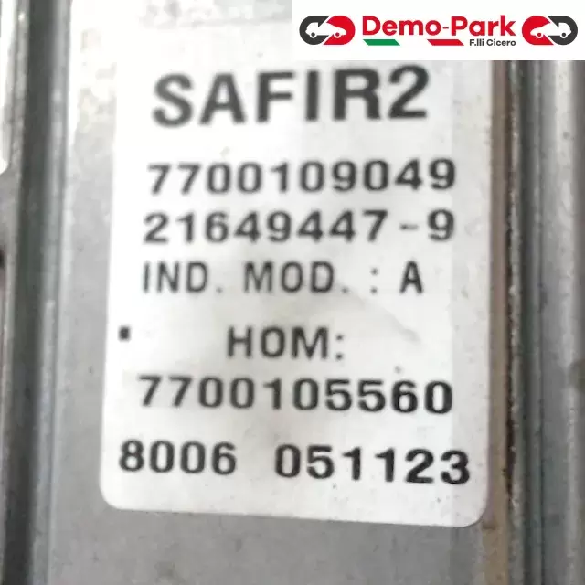 CENTRALINA MOTORE Renault TWINGO - 1.2 SAGEM  7700109049 1