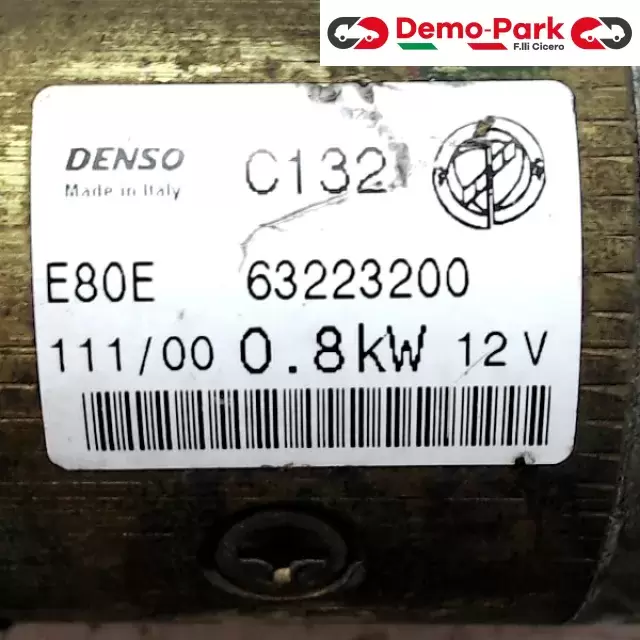 MOTORINO AVVIAMENTO Fiat PUNTO I SERIE - 1.1  1