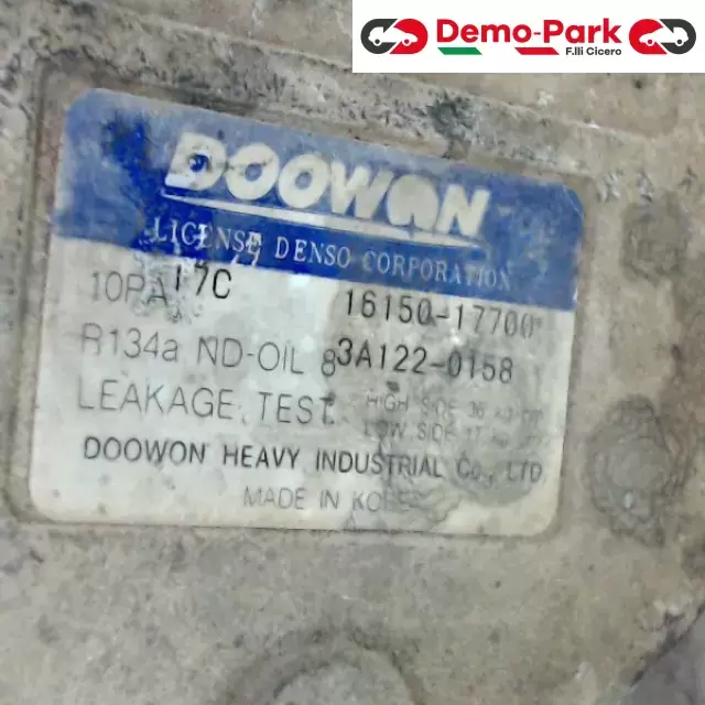 COMPRESSORE ARIA CONDIZIONATA Kia SORENTO - 2.5 CRDI  1