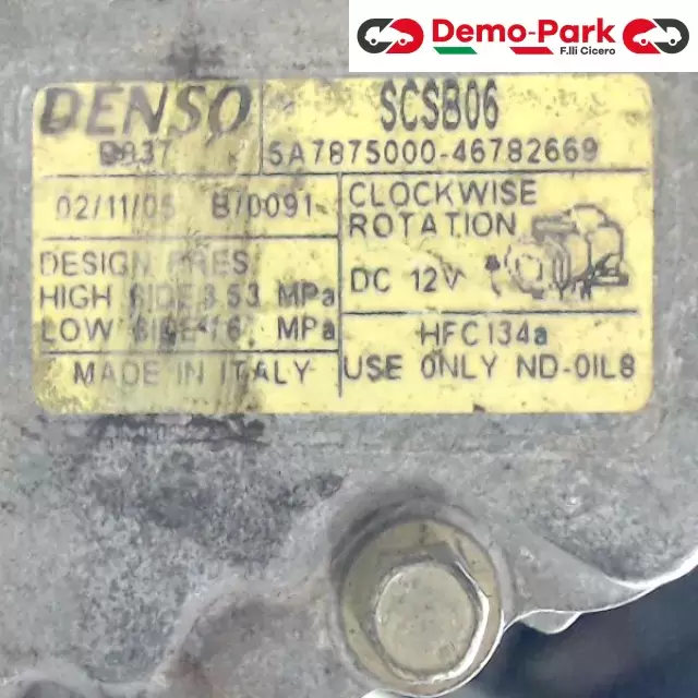 COMPRESSORE ARIA CONDIZIONATA Lancia YPSILON - 1.2  2