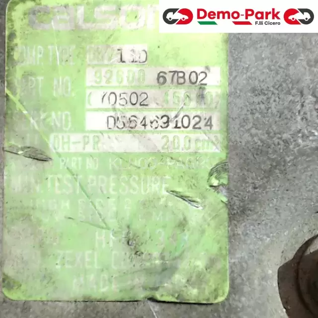 COMPRESSORE ARIA CONDIZIONATA Nissan MICRA K11 - 1.0  0