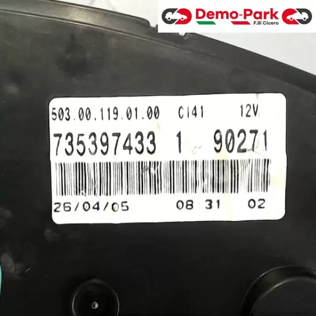 QUADRO STRUMENTI 735397433 Lancia MUSA 1.4 BENZINA  2