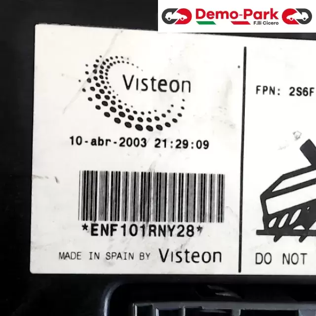 QUADRO STRUMENTI ENF101RNY28 Ford FIESTA - 1.4 TDCI ENF101RNY28 2