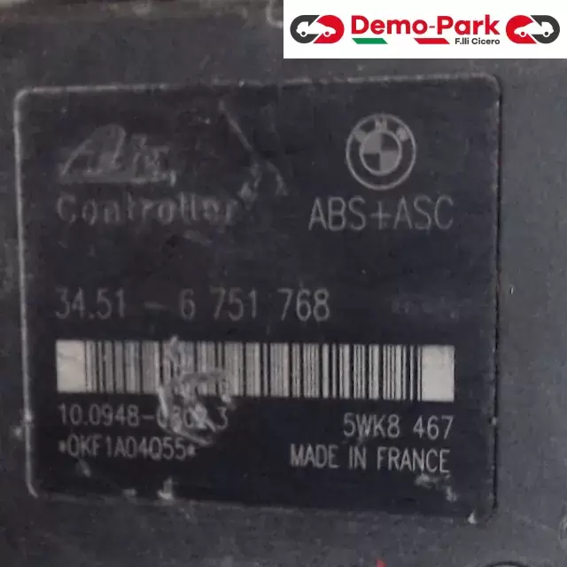 ABS BMW 320 E 46 28590C9902 Bmw 320 E 46 D - 150 CV 34.51-6 751 768 2