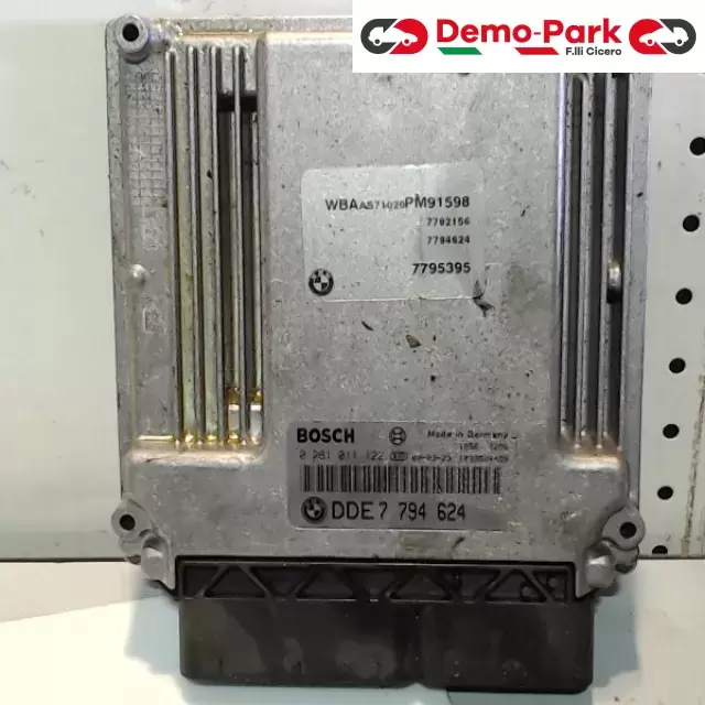 CENTRALINA BMW E 46 320 D Bmw 320 E 46 150 CV 0 281 011 122 DDE7 794 624  0