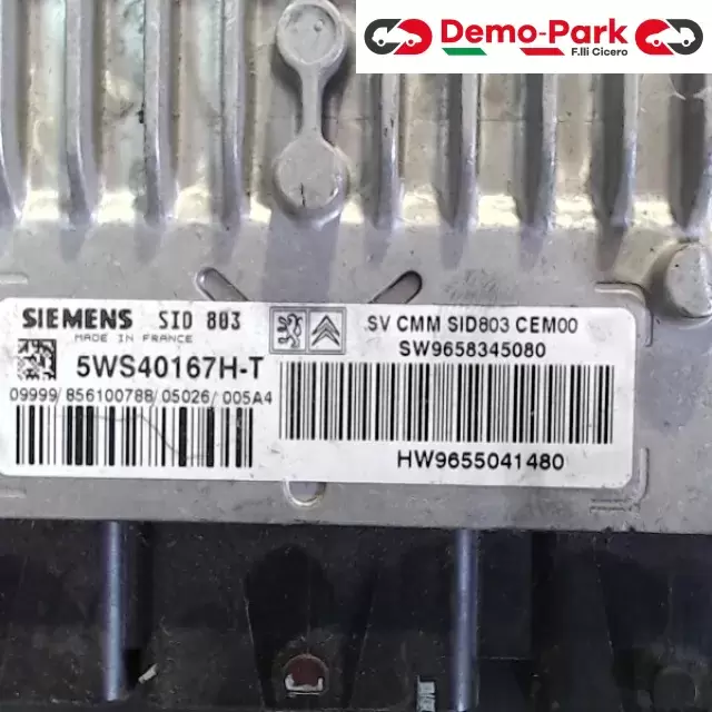 CENTRALINA MOTORE Peugeot 407 SW 2.0 HDI 5WS40167H-T 2