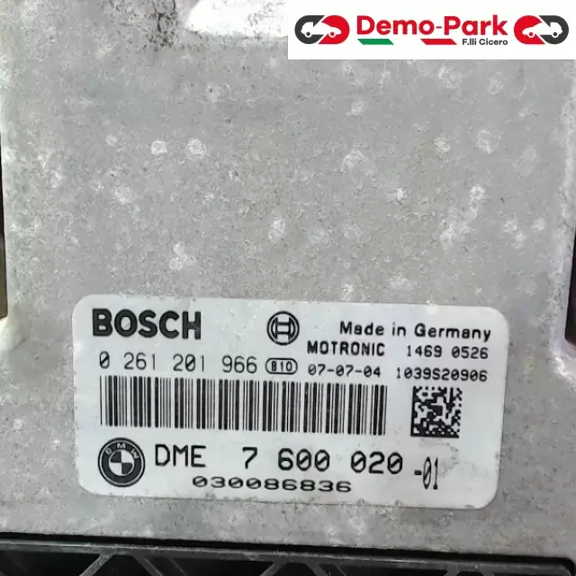 CENTRALINA MOTORE Mini COOPER R56 0261201966  DME 7600020 01 2