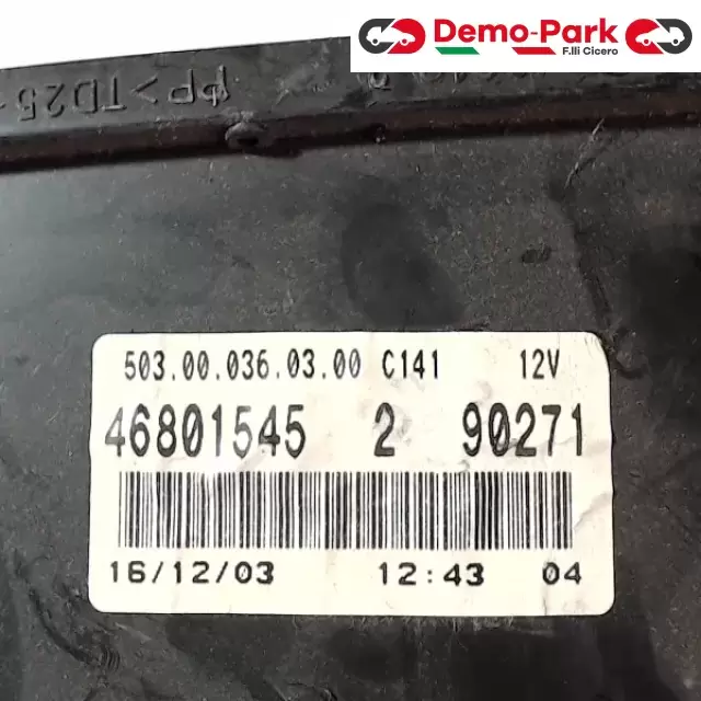 QUADRO STRUMENTI Fiat PANDA 169 46801545 2