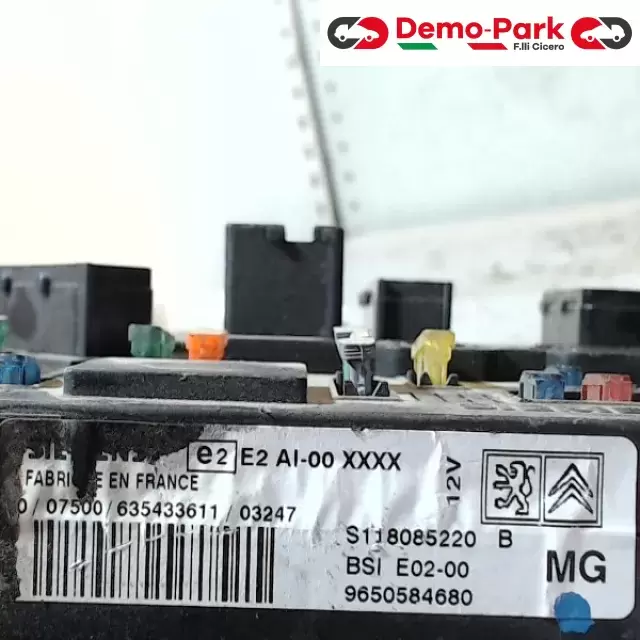 BODY COMPUTER  Peugeot 206 II SERIE 9650584680 2