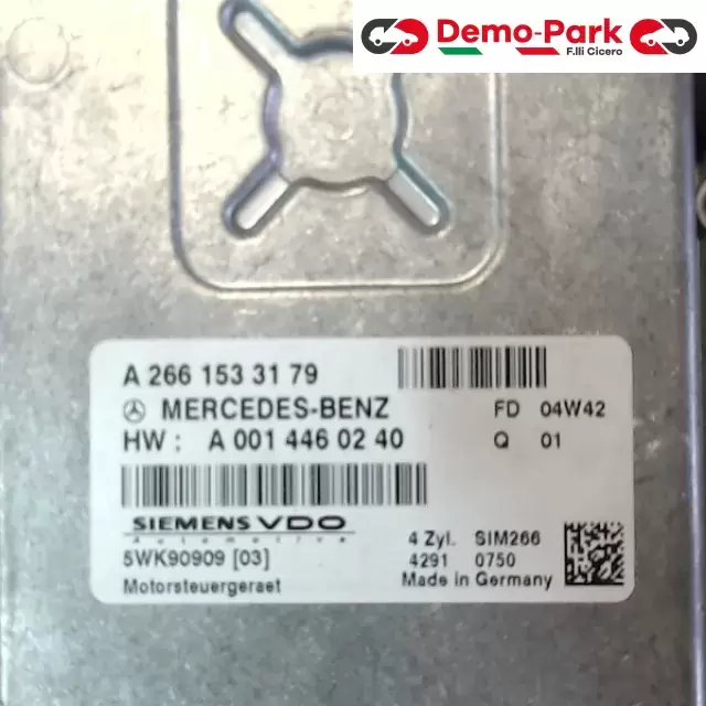 CENTRALINA MOTORE Mercedes-benz CLASSE A - 200 CDI W169 A2661533179 2