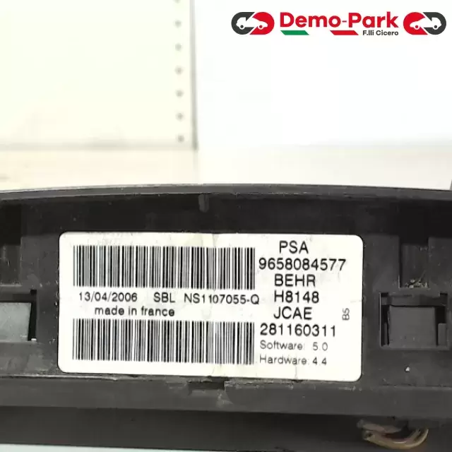 COMANDO CLIMATIZZATORE CitroЁn C4 I SERIE 9658084577  281160311 2