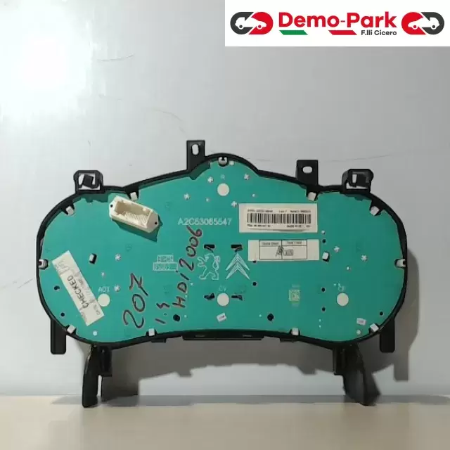 QUADRO STRUMENTI  Peugeot 207 - 1.4 HDI 9662904780 1