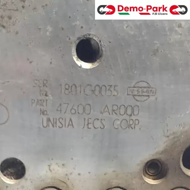 GRUPPO ABS NISSAN X-TRAIL 1°SERIE 2.0 B Nissan X-TRAIL 2.0 B 47600 AR000 1