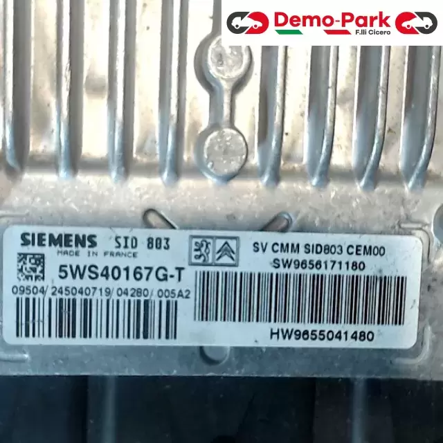 CENTRALINA MOTORE PEUGEOT 407  Peugeot 407 2.0 HDI 5WS40167G-T 1