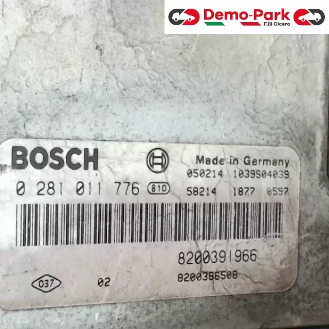 CENTRALINA MOTORE RENAULT MEGANE Renault MEGANE 1.9 TDI 8200391966 1