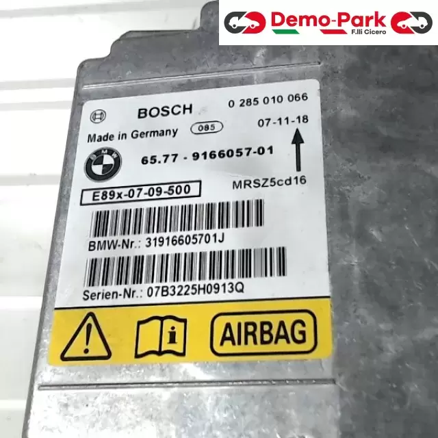 CENTRALINA AIRBAG BMW E87 Bmw SERIE 1 E87 9166057-01 1