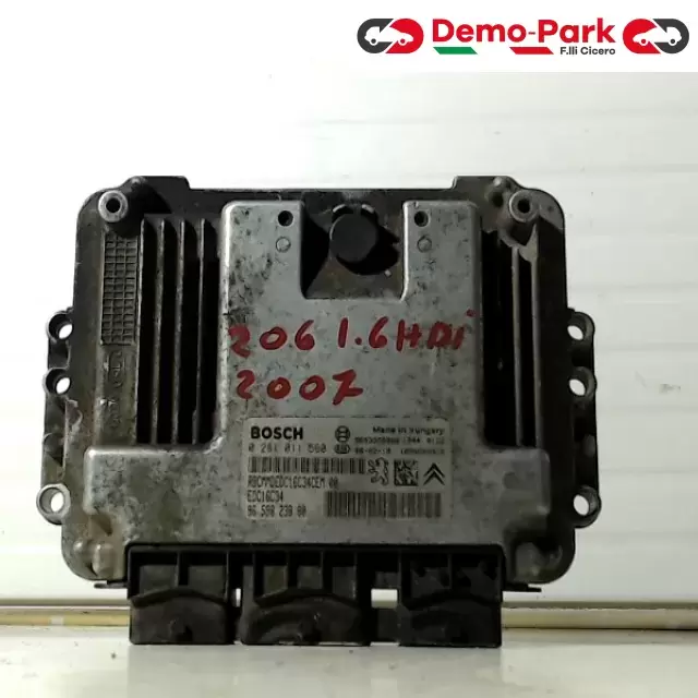 CENTRALINA MOTORE PEUGEOT 206 Peugeot 206 1.6 HDI 0281011560 0