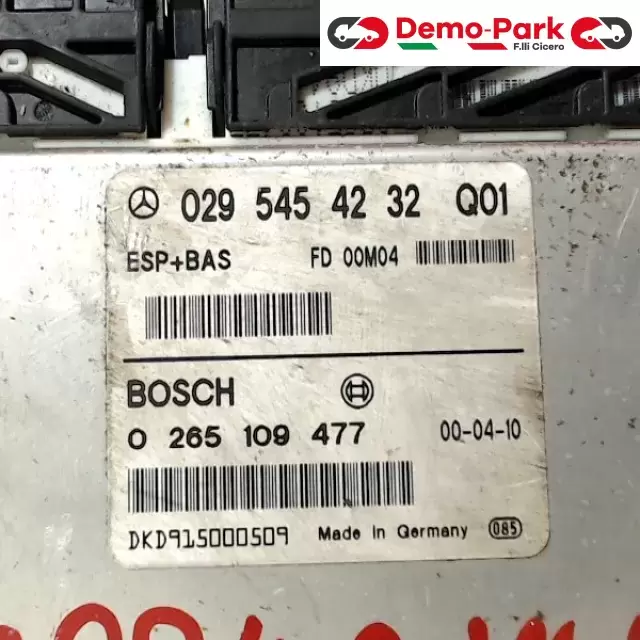 CENTRALINA MOTORE MERCEDES-BENZ CLASSE A Mercedes-benz CLASSE A W168 0295454232Q01 1