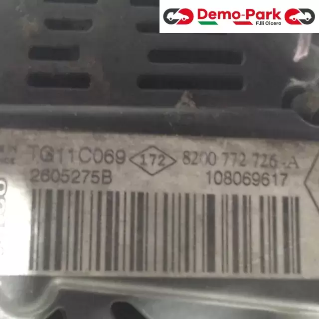 ALTERNATORE RENAULT SCENIC  Renault SCENIC 1.5 DCI 2605275B 1