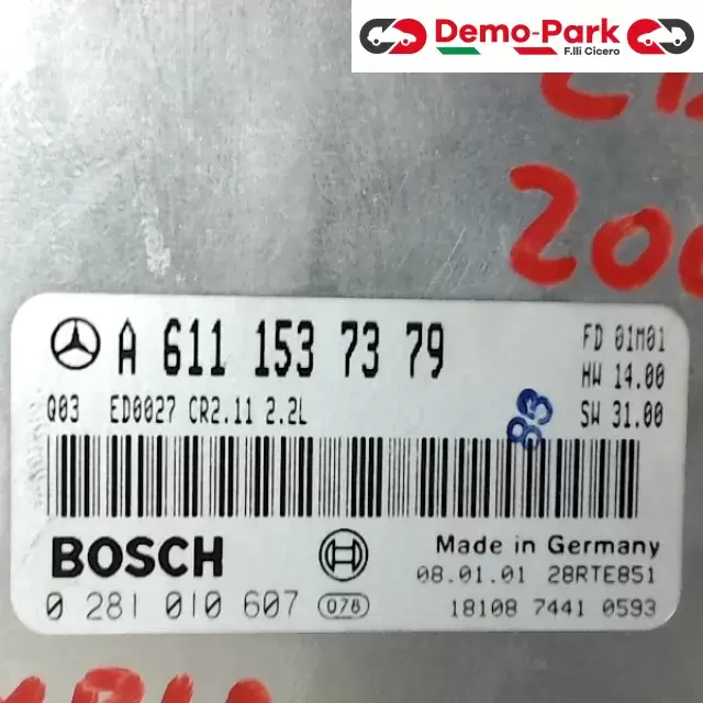 CENTRALINA CAMBIO AUT. MB CLASSE C Mercedes-benz CLASSE C - 220 CDI A6111537379 1